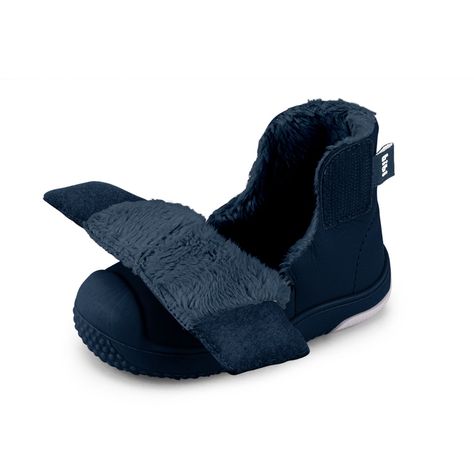 Botas Infantil Bibi Azul Marino Prewalker Con Piel De Peluche 1122311-4