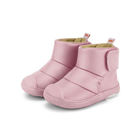 Botas 100% cuero Prewalker Rosado Bibi.-2