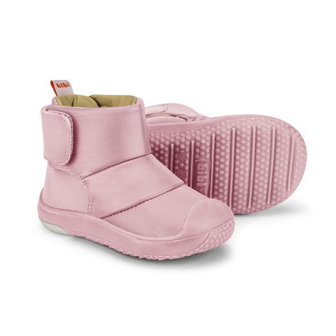 Botas 100% cuero Prewalker Rosado Bibi.-3
