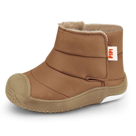 Botas Con Piel De Peluche Prewalker Camel Niño Bibi-0