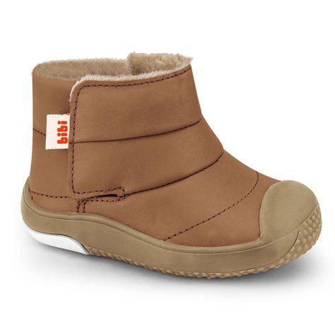 Botas Con Piel De Peluche Prewalker Camel Niño Bibi-1