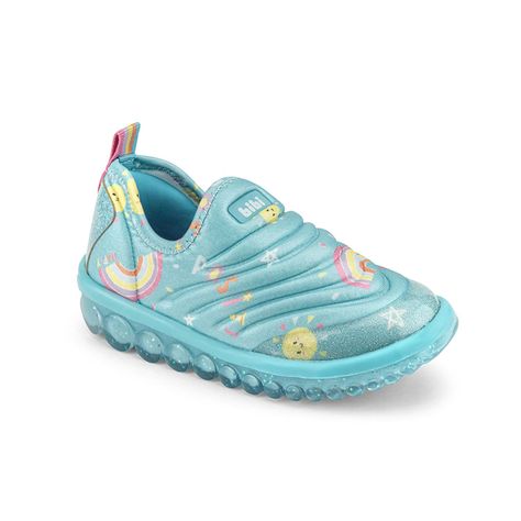 Zapatillas Rainbow Roller 2.0 Celeste Niña Bibi-1