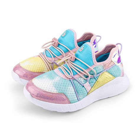 Zapatillas Acuarela Evolution Rosado Niña Bibi-2