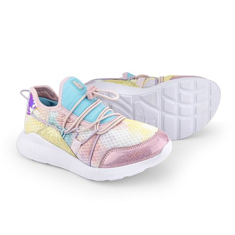 Zapatillas Acuarela Evolution Rosado Niña Bibi-3