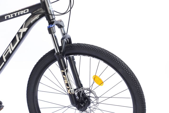 BICICLETA MTB  27,5" LAUX NITRO 24 VELOCIDADES MATTE BLACK/BROWN-7