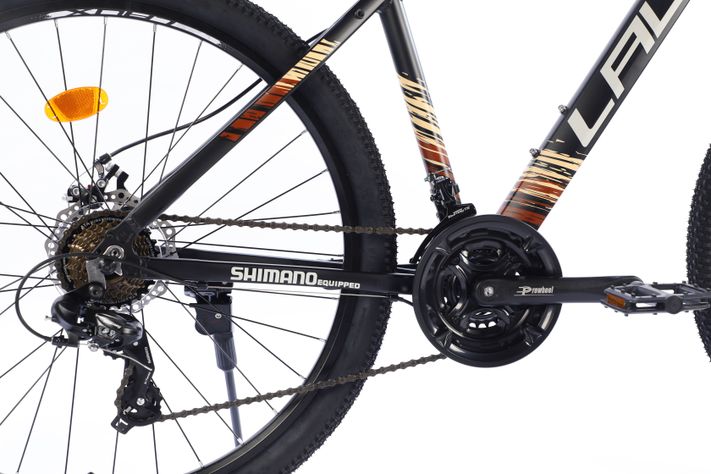 BICICLETA MTB  27,5" LAUX NITRO 24 VELOCIDADES MATTE BLACK/BROWN-6