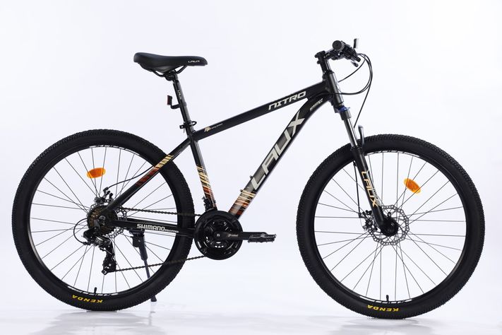 BICICLETA MTB  27,5" LAUX NITRO 24 VELOCIDADES MATTE BLACK/BROWN-0