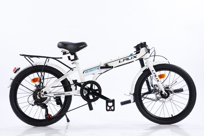 BICICLETA PLEGABLE ARO 20" ECOCITY COLOR BLANCO-3