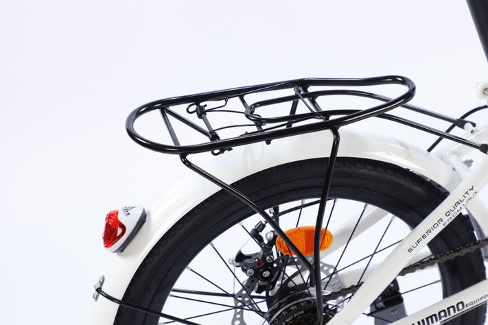 BICICLETA PLEGABLE ARO 20" ECOCITY COLOR BLANCO-6