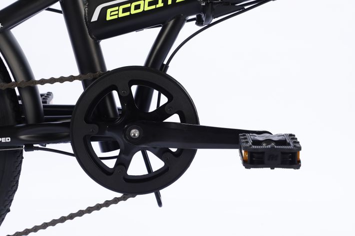 BiCICLETA PLEGABLE ARO 20" ECOCITY COLOR NEGRO MATE -3