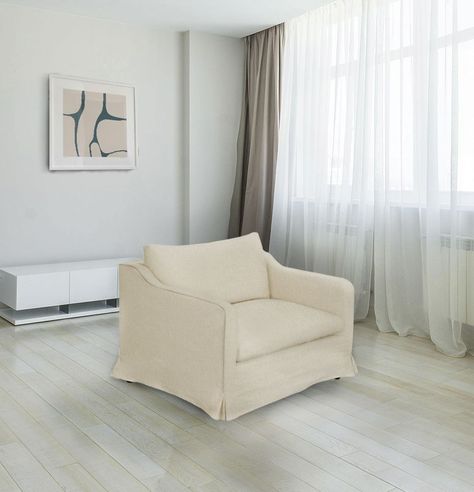 Sitial Poltrona blanco manhattan con funda lavable-2