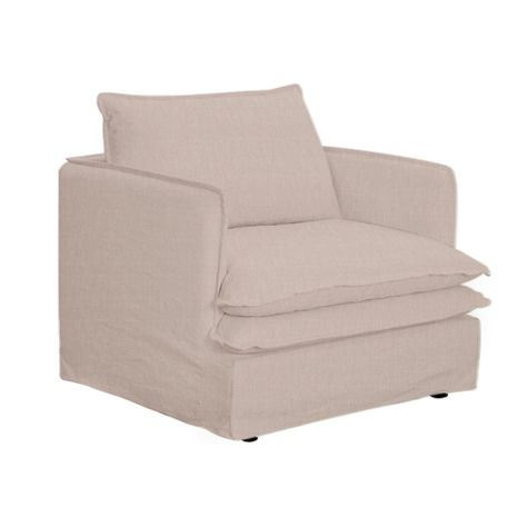 Poltrona Isidora beige funda lavable-1