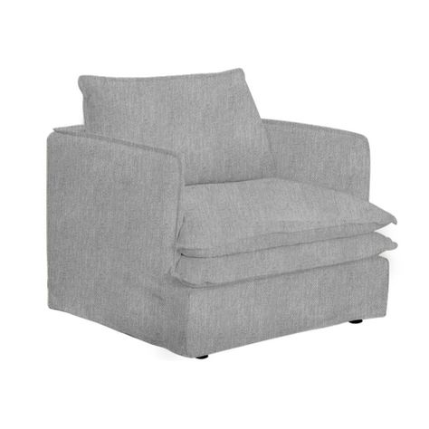 Poltrona Isidora gris funda lavable-1