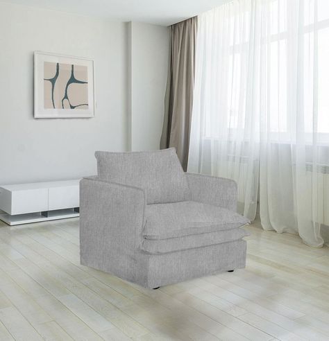 Poltrona Isidora gris funda lavable-2