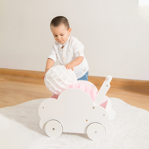 Coche De Madera Nube-2