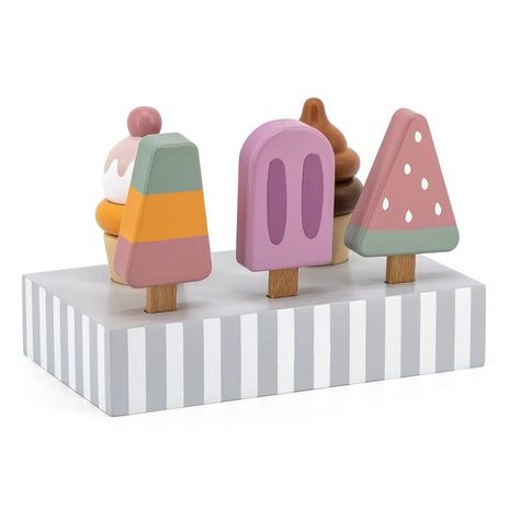 Set De Helados De Madera-0