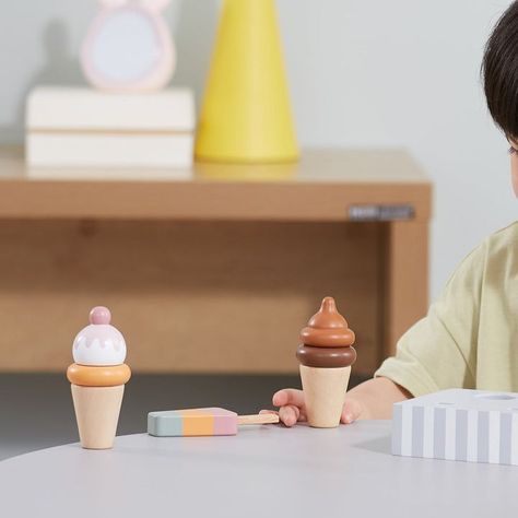 Set De Helados De Madera-1