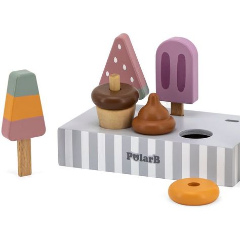 Set De Helados De Madera-2