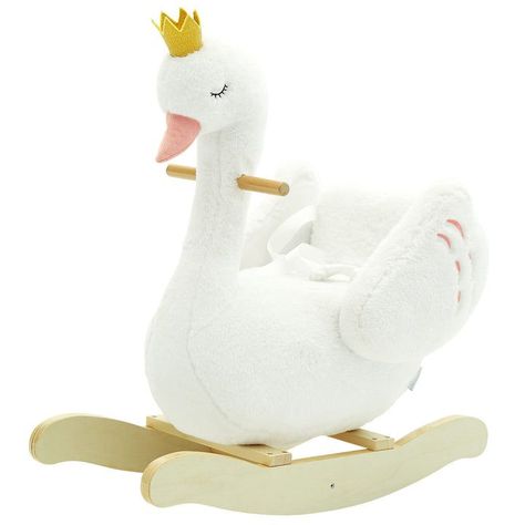 Balancín Cisne De Madera-0