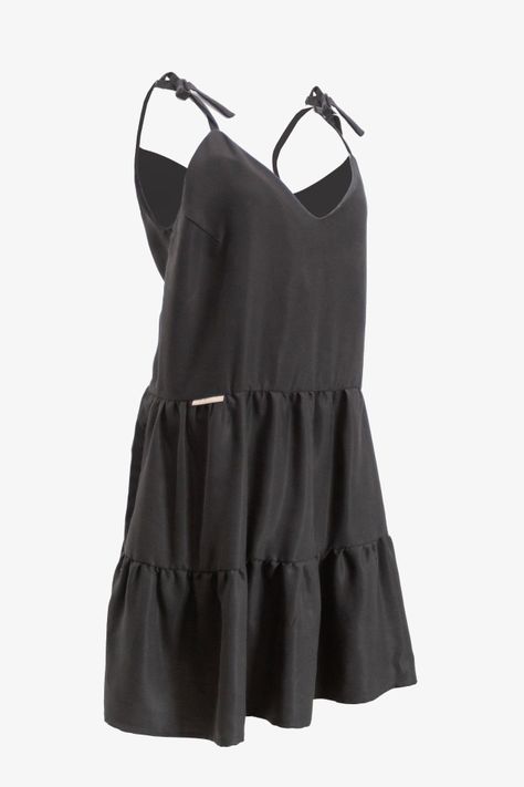 Vestido Cordillera TENCEL™ Negro-0