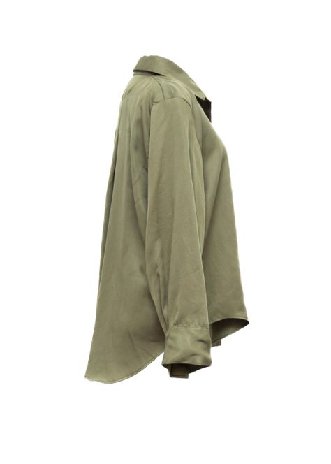 Blusón Camisero TENCEL™ Verde-1