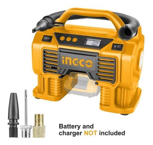 Compresor Para Auto Inalambrico 20V/160Psi Ingco Cacli2002-1