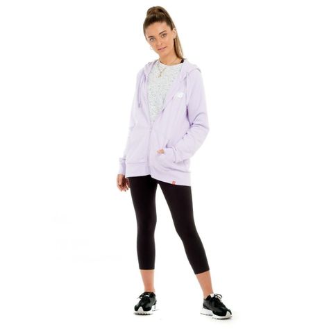 Polerón Lifestyle Mujer New Balance Lila-1