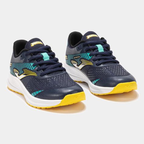 Zapatillas Running Niño Joma Azul-2