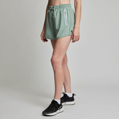 Short 2 en 1  Entrenamiento Mujer Spyder Sport Verde-1