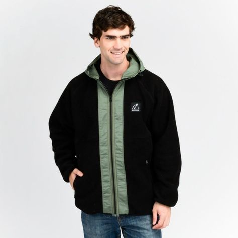 Polerón Polar Outdoor Hombre New Balance Negro-0