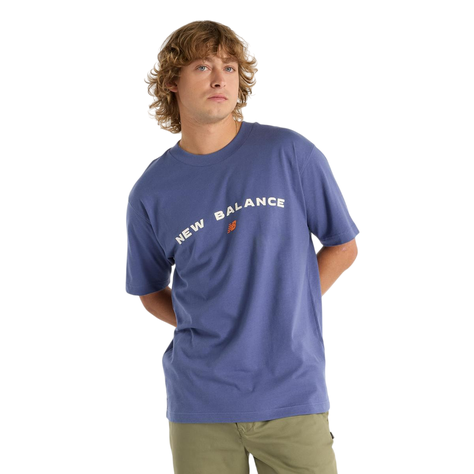 Polera Lifestyle Hombre New Balance Reimagined Graphic Azul-0