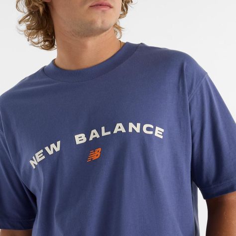 Polera Lifestyle Hombre New Balance Reimagined Graphic Azul-3