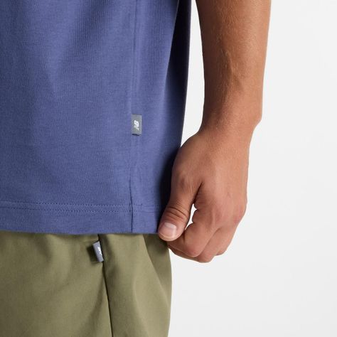 Polera Lifestyle Hombre New Balance Reimagined Graphic Azul-4