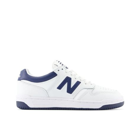 Zapatillas Urbanas Niños New Balance 480 Blanca/Azul-0