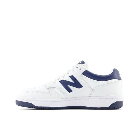 Zapatillas Urbanas Niños New Balance 480 Blanca/Azul-1