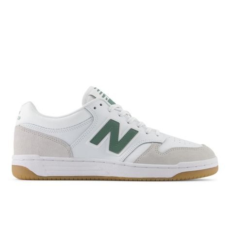 Zapatillas Urbanas Hombre New Balance 480 Blanca/Verde-0