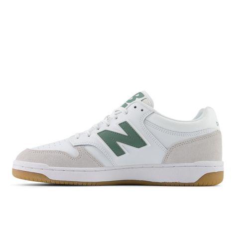 Zapatillas Urbanas Hombre New Balance 480 Blanca/Verde-1