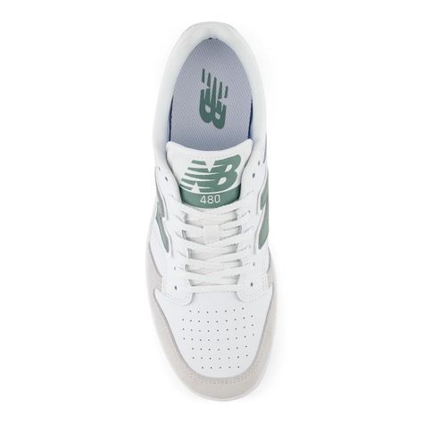 Zapatillas Urbanas Hombre New Balance 480 Blanca/Verde-2
