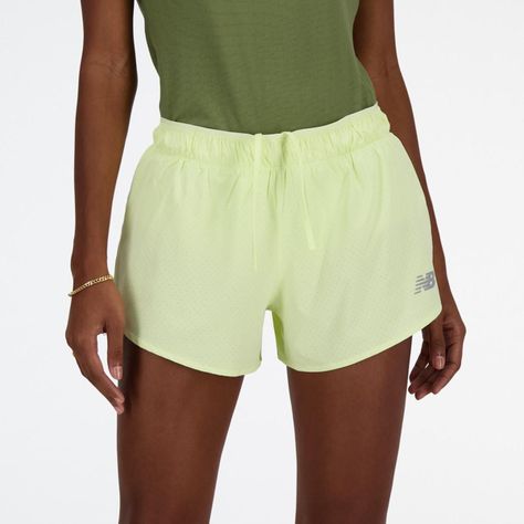 Shorts Mujer New Balance Amarillo-3