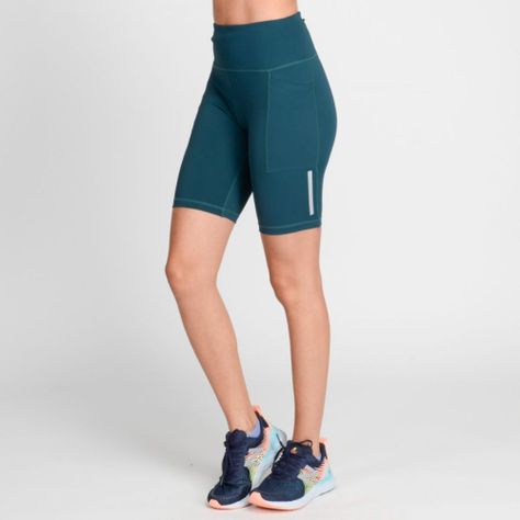 Calza Corta Entrenamiento Mujer Spyder Verde-2
