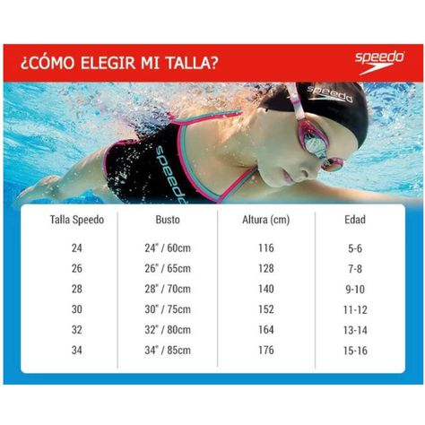 Traje de Baño Natación Niña Speedo Learn to Swim Púrpura-2