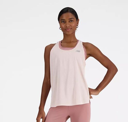 Polera Sin Mangas Mujer New Balance Rosado-0