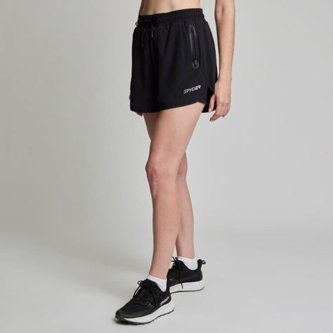Short  2 en 1 Entrenamiento Mujer Spyder Sport Negro-1