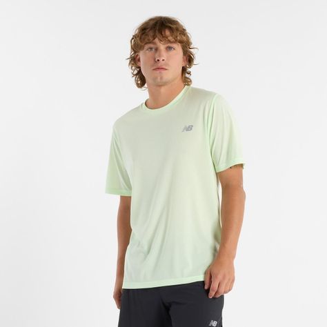 Polera Entrenamiento Hombre New Balance Verde-0