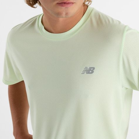 Polera Entrenamiento Hombre New Balance Verde-3