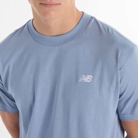 Polera Lifestyle Hombre New Balance Sport Essentials Celeste-3