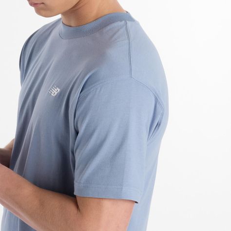 Polera Lifestyle Hombre New Balance Sport Essentials Celeste-4