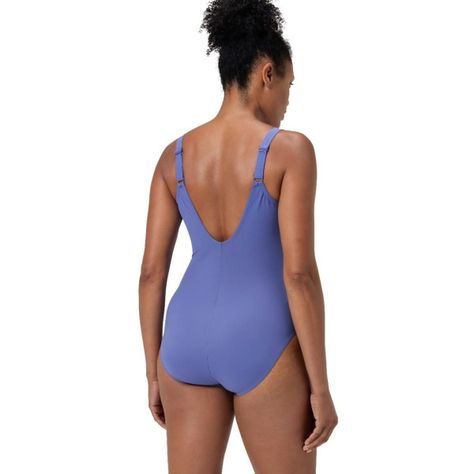 Traje de Baño Natación Mujer Shaping AquaNite 1 Piece Azul-2
