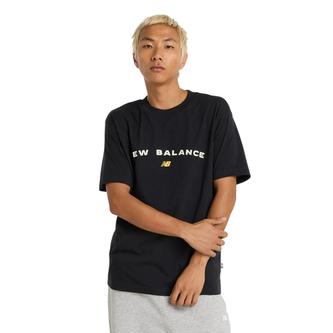Polera Lifestyle Hombre New Balance Reimagined Graphic Negra-0