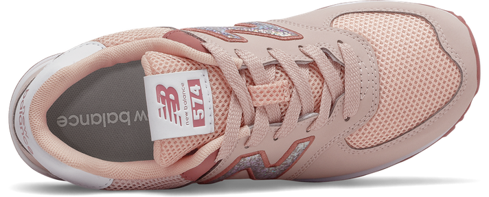 Zapatillas Niñas Lifestyle New Balance 574 Rosado-1